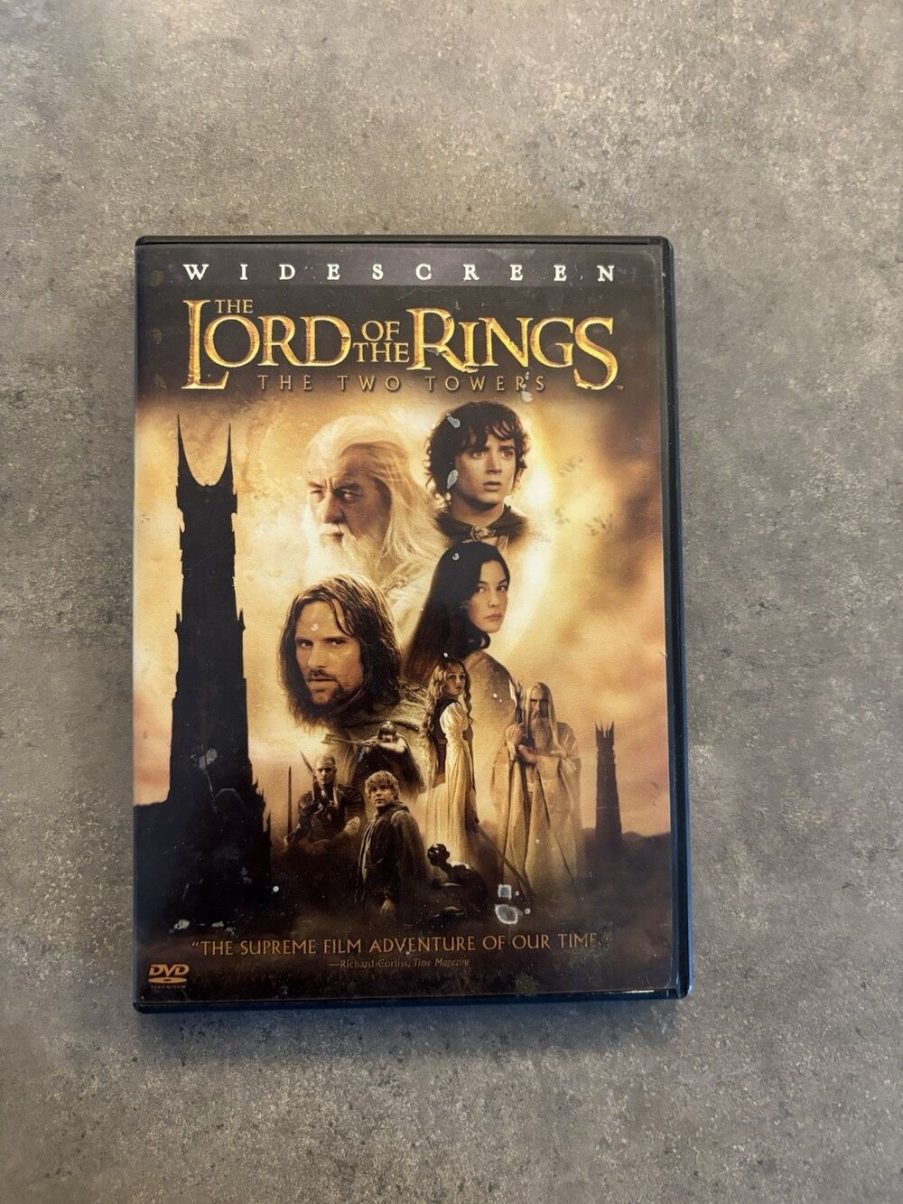 The Two Towers 2002 DVD 2-Disc Widescreen Special Features Lord Of The Rings